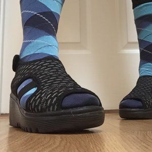 Everlast "Katrina" sporty platform wedge sling-back sandals